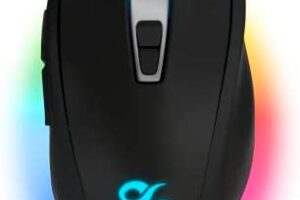 Newskill Helios Ratón Gaming Profesional, Con Cable, RGB Personalizable, Sensor Óptico, 10000 DPI Ajustables, 9 Botones Programables, Ratón para Juegos, PC/Mac, Negro