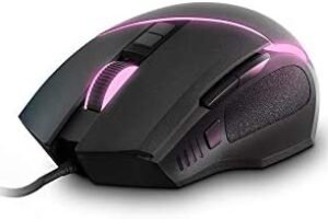 Energy Sistem Gaming Mouse ESG M2 Flash (Ratón 6400 dpi, USB, Luces LED RGB, 8 Botones personalizables)