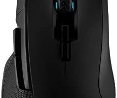 Corsair Ironclaw RGB – Ratón Óptico para Juego (con Cable, Mano Derecha, USB, 18000 dpi, Negro)