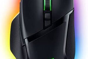 Razer Basilisk V3 – Ratón Gaming con Nuevo Sensor Óptico Focus+ de 26000 dpi, 5G (Razer HyperScroll, Iluminación en el Contorno Chroma) Negro