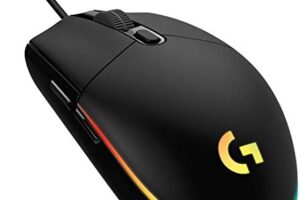 Logitech G203 LIGHTSYNC Ratón Gaming con Iluminación RGB Personalizable, 6 Botones Programables, Captor 8K para Gaming, Seguimiento de hasta 8,000 DPI, Ultra-ligero – Negro